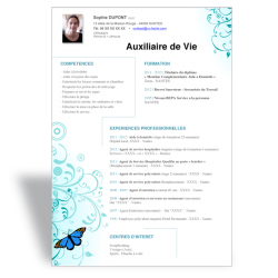 modele cv aide auxiliaire puericulture