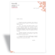 Exemple de modèle de lettre de motivation format Word