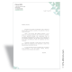 Exemple de modèle de lettre de motivation format Word