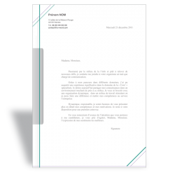 Lettre de motivation chargé de communication