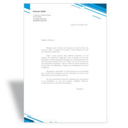 Lettre de motivation Responsable Commercial