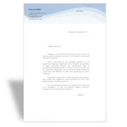 Lettre de motivation Journaliste II